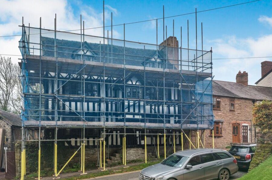 The property – which is now covered in scaffolding – is listed on Companies House as the address of a company named S. Hill & Company Limited (incorporated in 1926) and its company secretary Miss Anne Marie Sherwood (born 1952, died 2024). The private limited company which describes it nature of business as “other letting and operating of own or leased real estate,” which has a registered office address at St Ethelbert House, Ryelands Street, Hereford, England, HR4 0LA is listed as having its accounts overdue and confirmation statement overdue also. Miss Sherwood was said to own 75% or more of the shares in the business and on 9th June 2022 described The Tower House as the “principal place of business.” In the same document, these accounts declared that “included within the net book value of land and buildings above is £295,000 (2021 - £270,000) in respect of freehold land and buildings.”