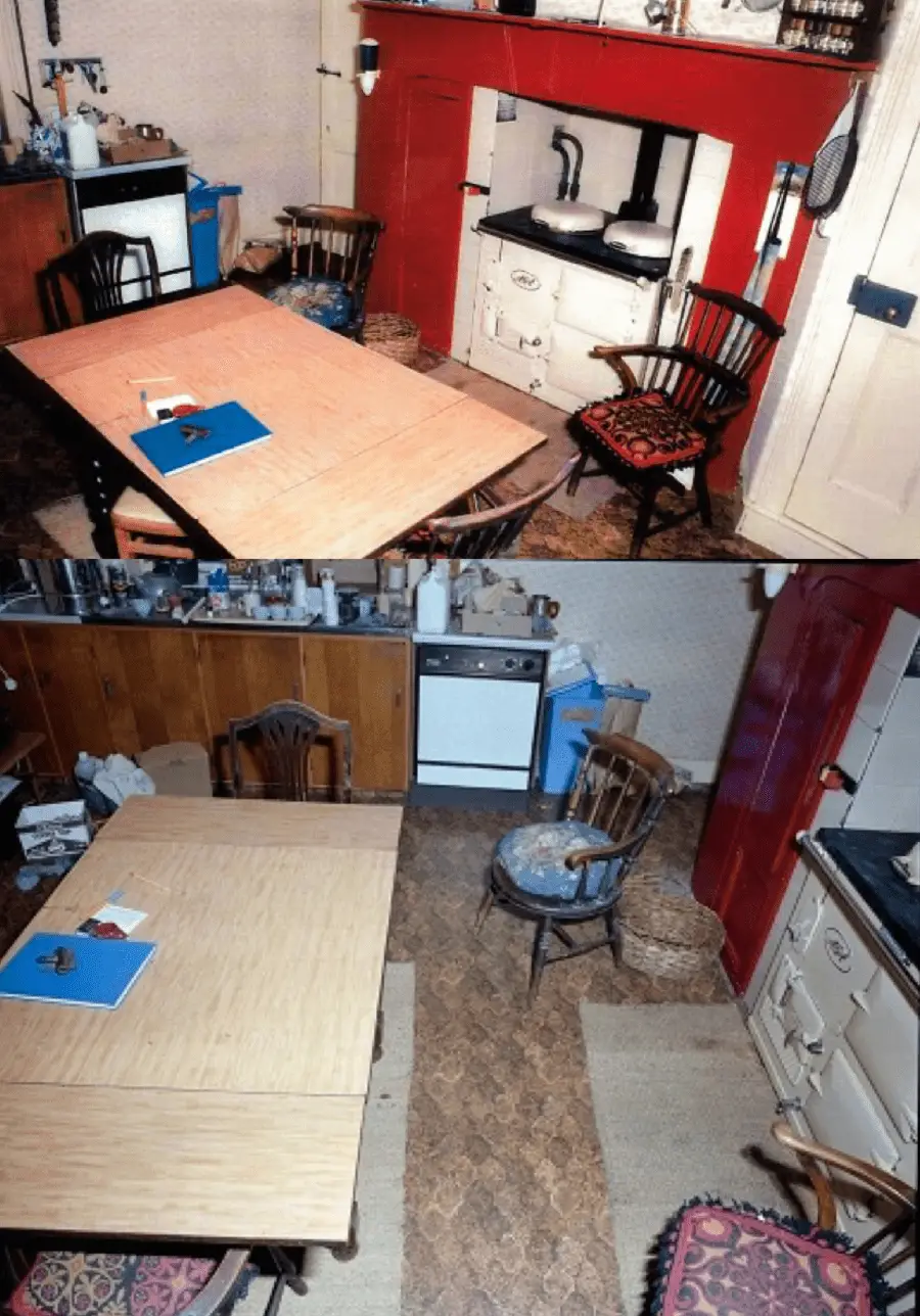 In November 2022, Phillip Boyce – who has worked on high profile investigations as a forensic scientist for over 30 years –claimed that Essex Police could have “changed the evidence” in the case by moving the body of Nevill Bamber before official photographs of the scene were taken. If true, the three burn marks on Mr Bamber’s back would not have been inflicted by the hot end of a rifle but instead by his dead body being left lying against the AGA and its hot handles instead causing the burns. In photographs taken by police, shown to the trial jury at Chelmsford Crown Court in 1986, Nevill Bamber was instead seen slumped over an overturned chair in the kitchen.