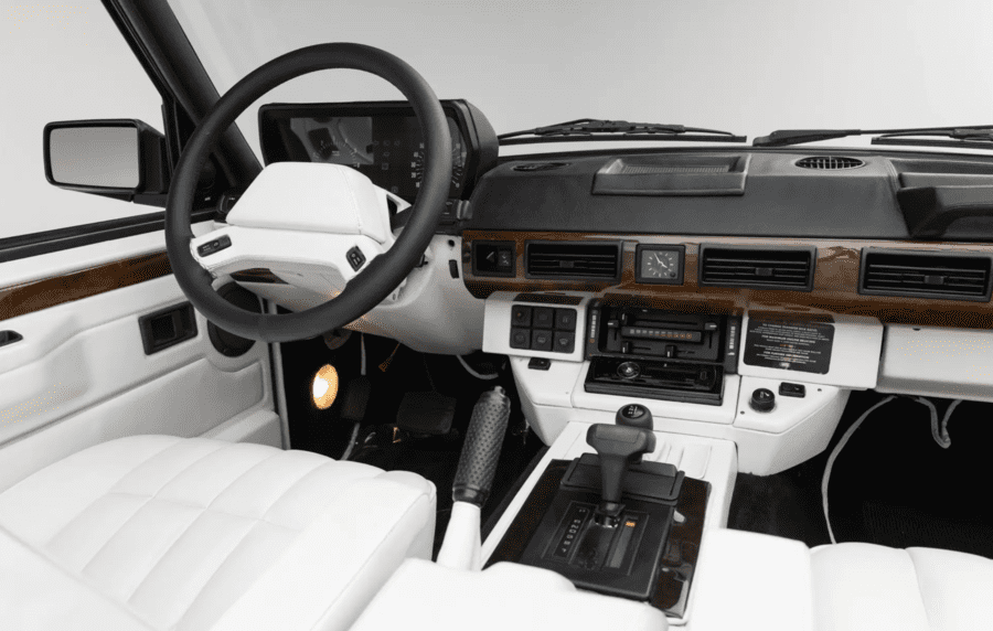 Front 2 – 1992 Land Rover Range Rover Chamois by Vantagefield, ex-Prince Jefri of Brunei.