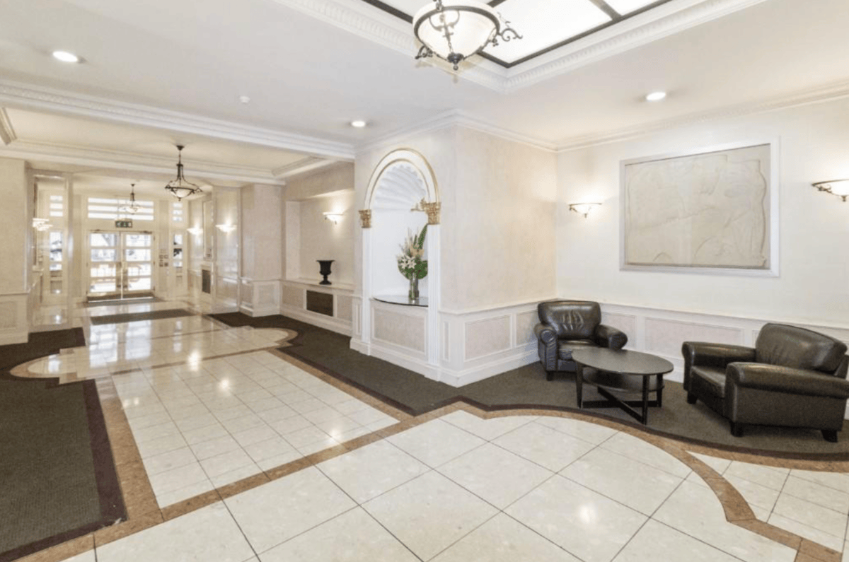 If you bought the studio offered and needed to host a visitor, you could do so in the lobby of Princes Court. It’s got seating and space aplenty in comparison to the ‘flatlet’ itself.