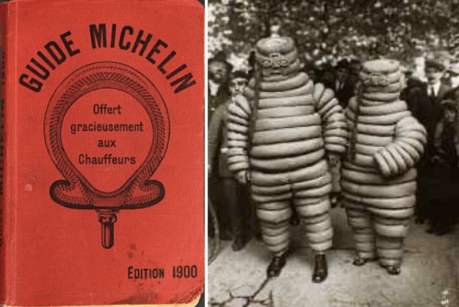 Michelin Guide and Michelin Man