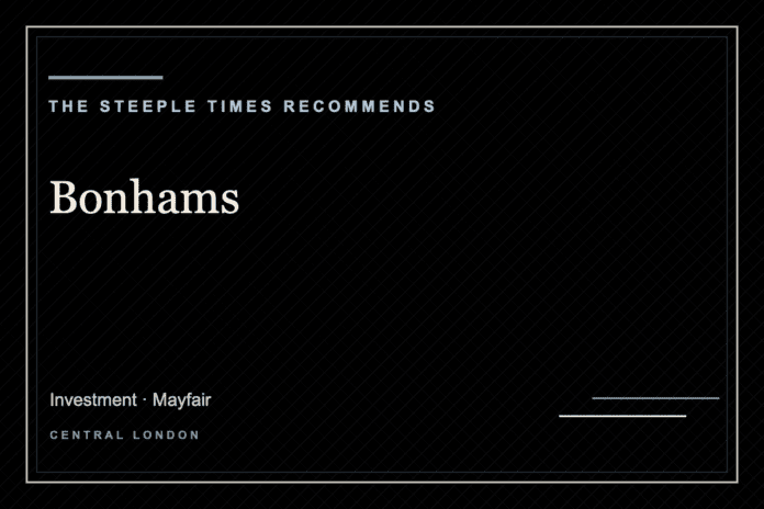 Bonhams - The Steeple Times Recommends