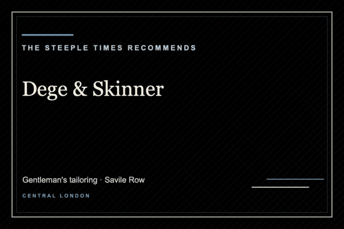 Dege & Skinner - The Steeple Times Recommends