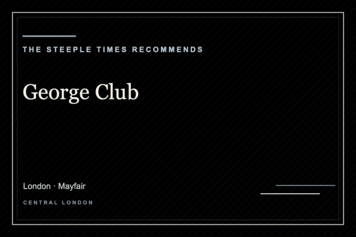 George Club - The Steeple Times Recommends