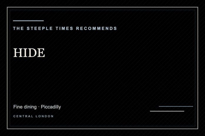 HIDE - The Steeple Times Recommends