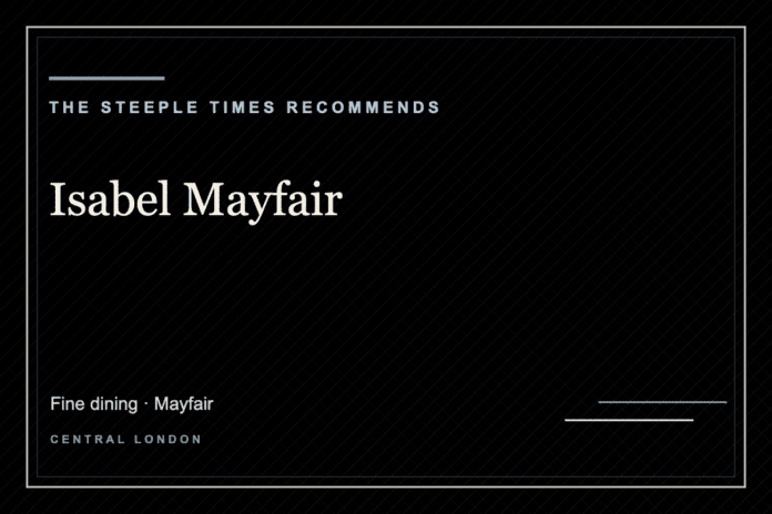 Isabel Mayfair - The Steeple Times Recommends