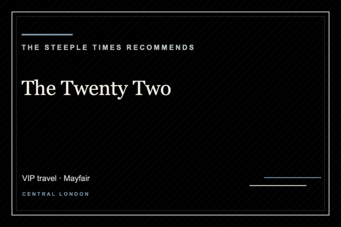 The Twenty Two - The Steeple Times Recommends