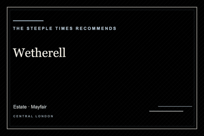 Wetherell - The Steeple Times Recommends