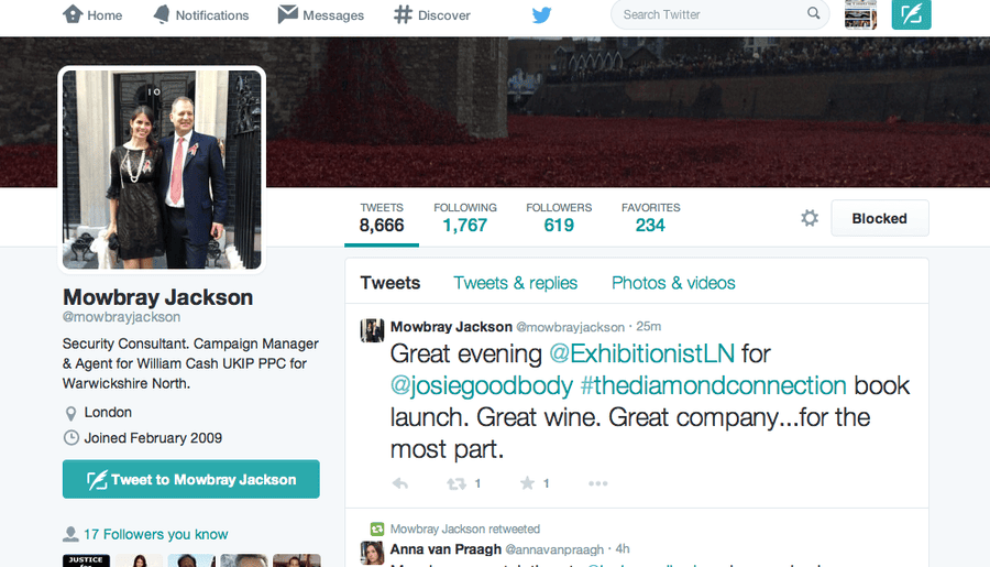 Mowbray Jackson Twitter